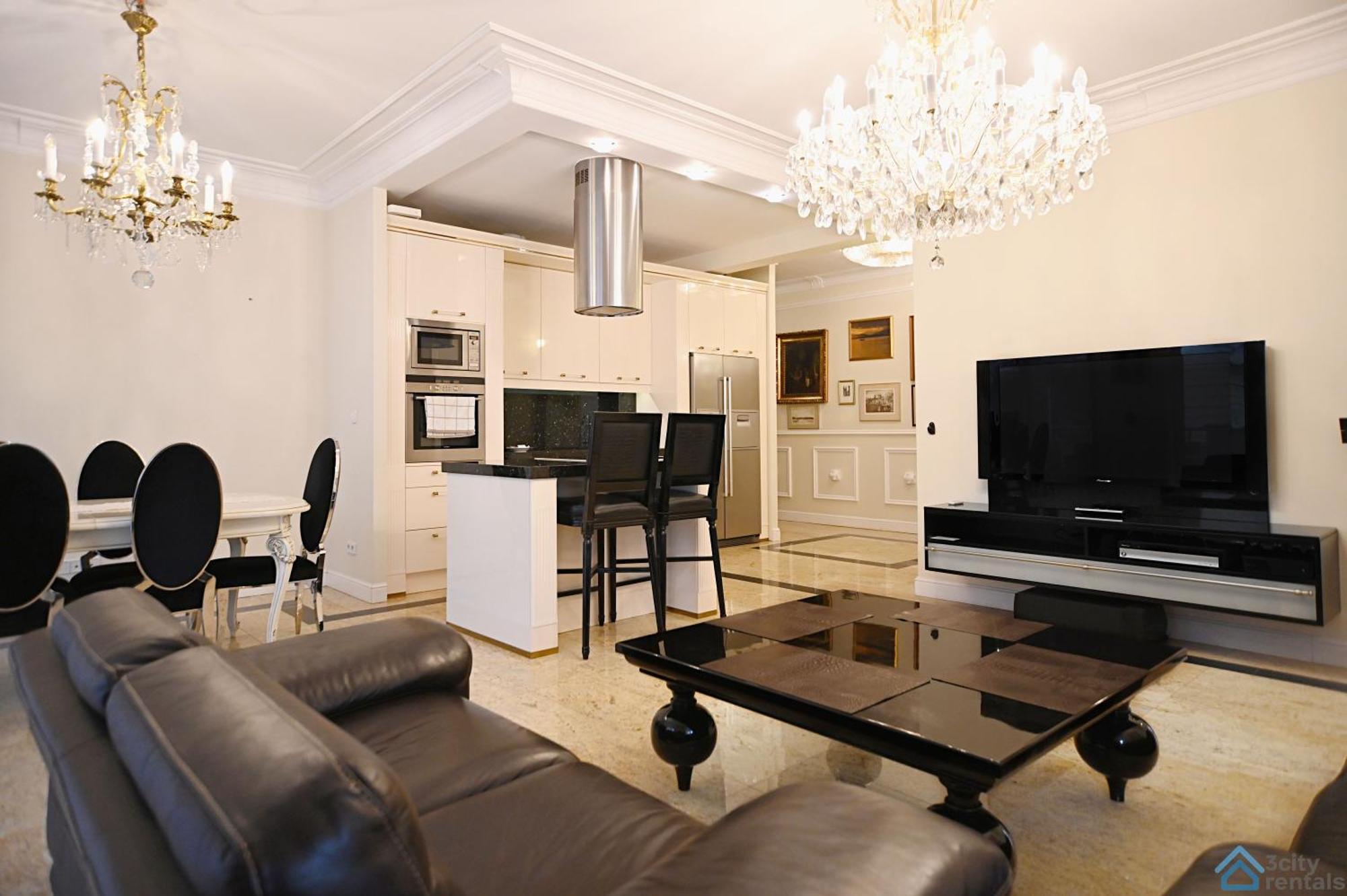 Large And Luxury 3City Apartment In Gdansk With Two Terraces By Noclegi Renters Luaran gambar